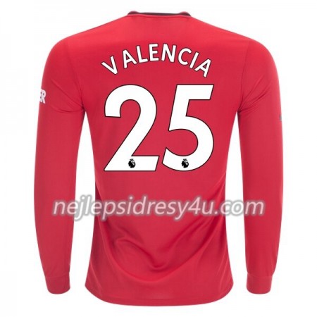 Fotbalový Dres Manchester United Antonio Valencia 25 Domácí 2019/20 Dlouhý Rukáv